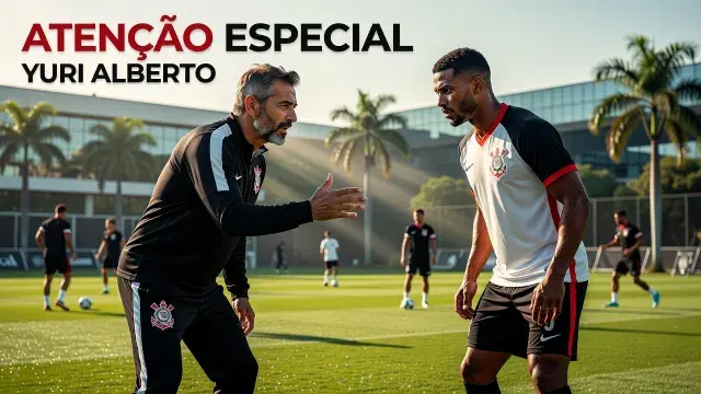 Fernando Diniz deu uma atenção especial a Yuri Alberto durante o período de intertemporada do Corinthians.